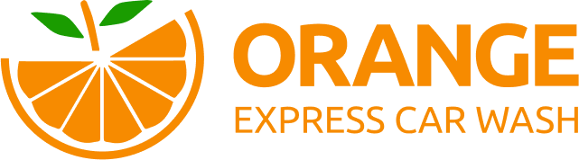 Drive Clean with Orange Express! Logo